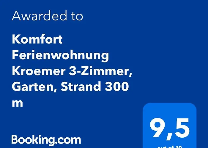 Ferienwohnung 3-Zimmer, 58 qm mit Garten, zum Strand 300 m mit Komfort-Ausstattung